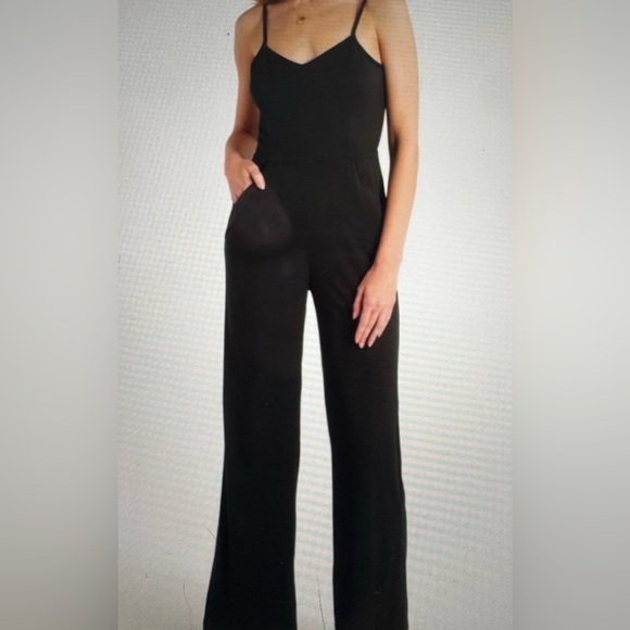 41 Hawthorn Pants - 41 Hawthorn Dark Navy Spaghetti Strap Jumpsuit, Size S